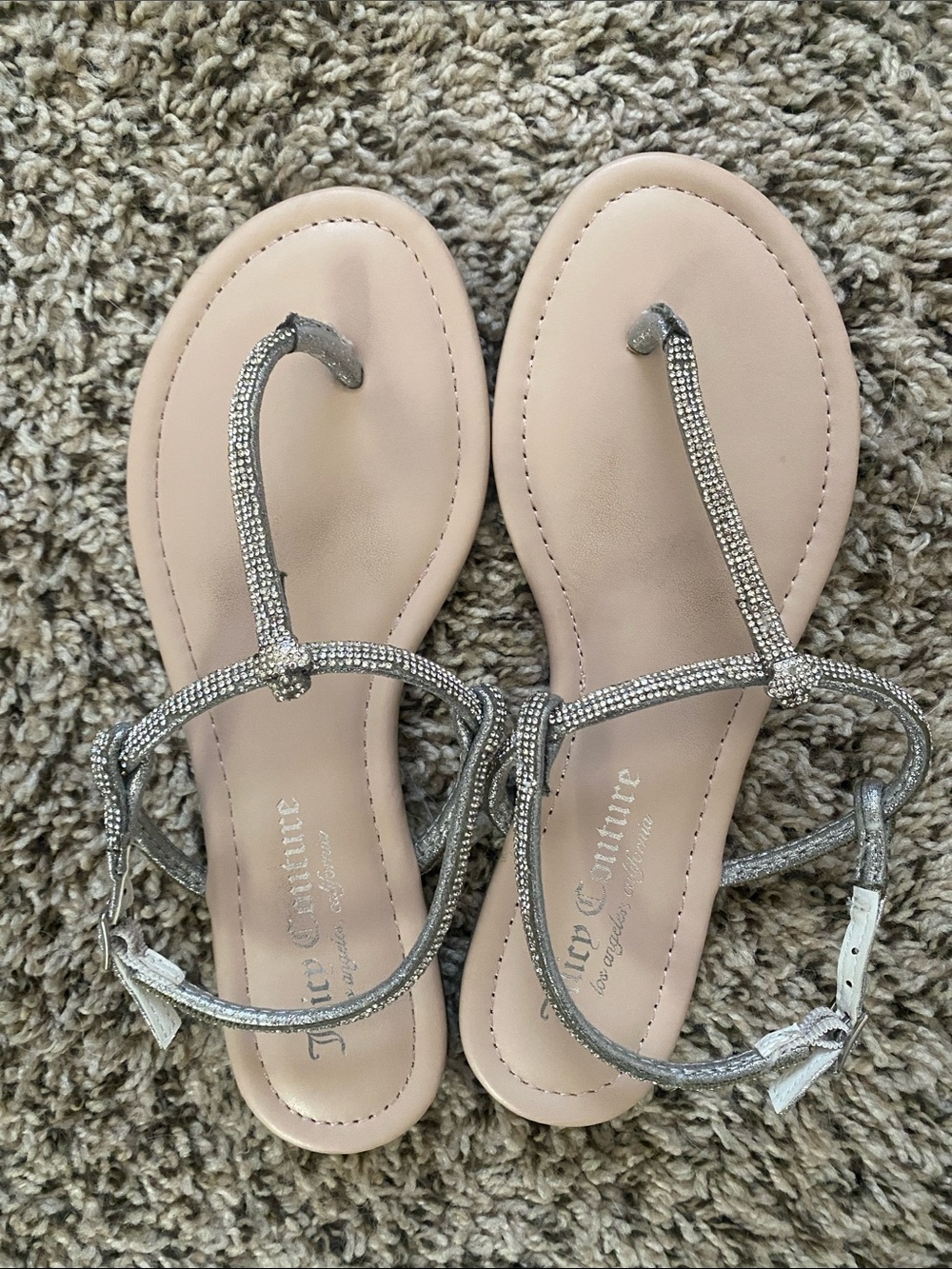 Juicy Couture Rhinestone Sandals